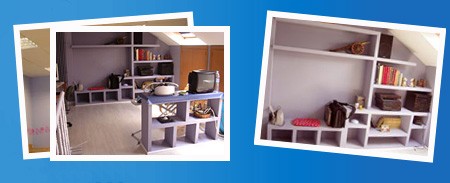 Techos, muebles y paredes de Pladur